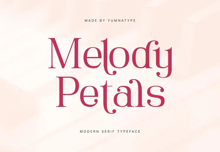 Melody Petals Font Free Download Sans Serif