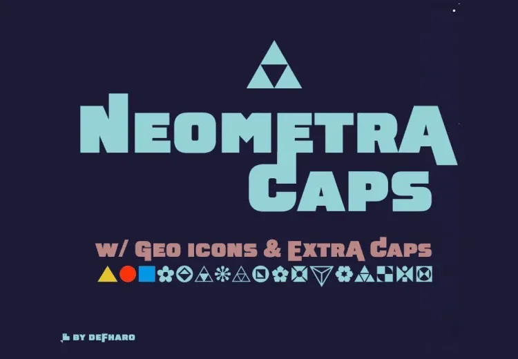 Neometra Caps Font Free Download Sans Serif