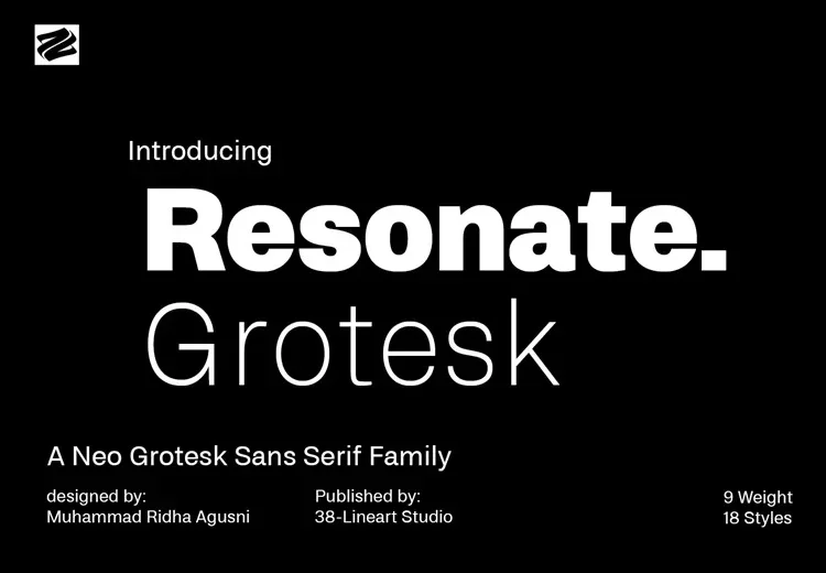 Resonate Grotesk Font Free Download Sans Serif