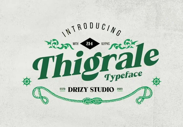 Thigrale Font Free Download Serif