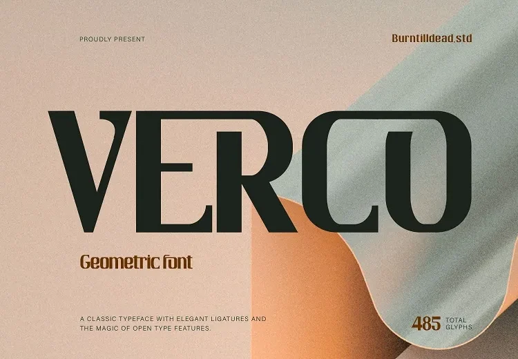 Verco Font Free Download Display
