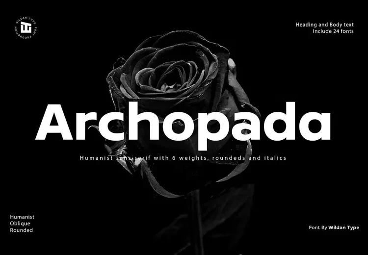 Archopada Font Family Free Download Sans Serif