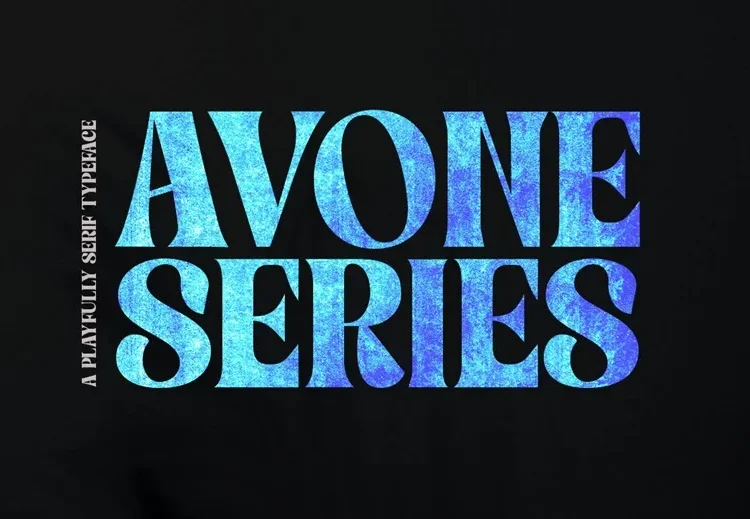 Avone Series Font Free Download Serif