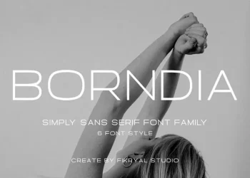Borndia Font Family Free Download Sans Serif