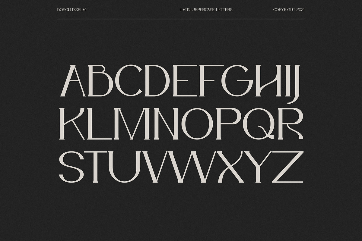 Bosch Display Font Free Download Display