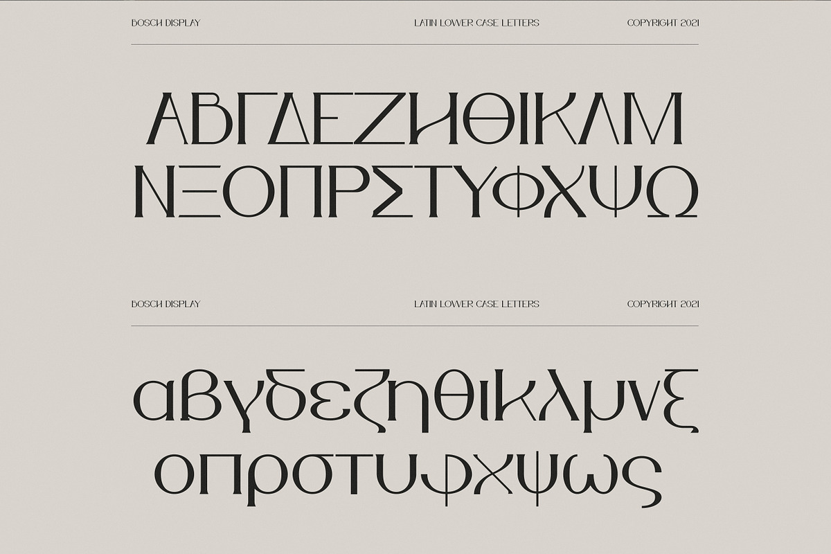 Bosch Display Font Free Download Display