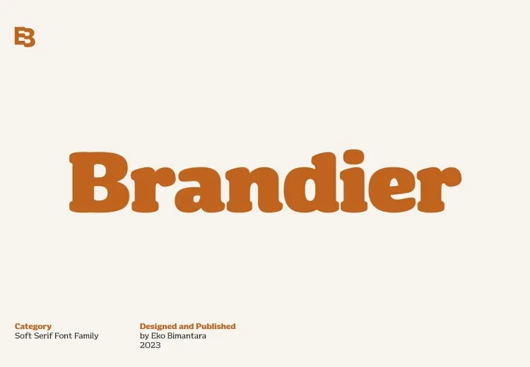 Brandier Font Free Download Serif