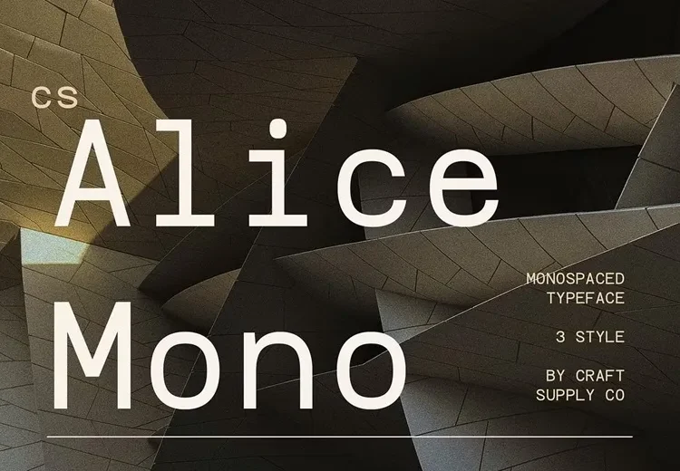CS Alice Mono Font Free Download Sans Serif