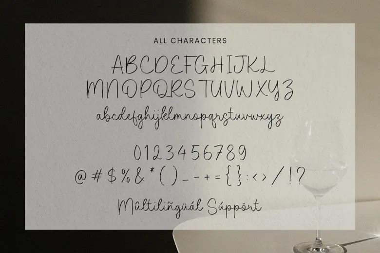 Calista Aesthetic Font Free Download Handwritten