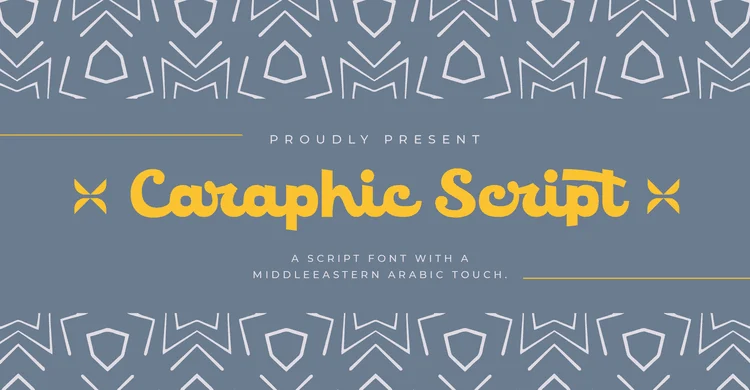 Caraphic Script Font Free Download Arabic