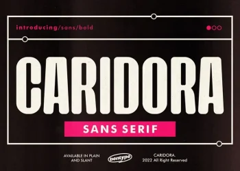 Caridora Font Free Download Sans Serif