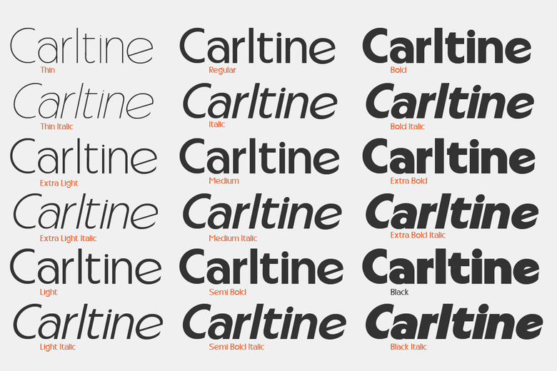 Carltine Font Free Download Sans Serif