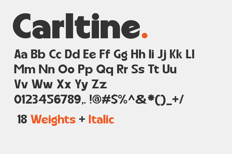 Carltine Font Free Download Sans Serif