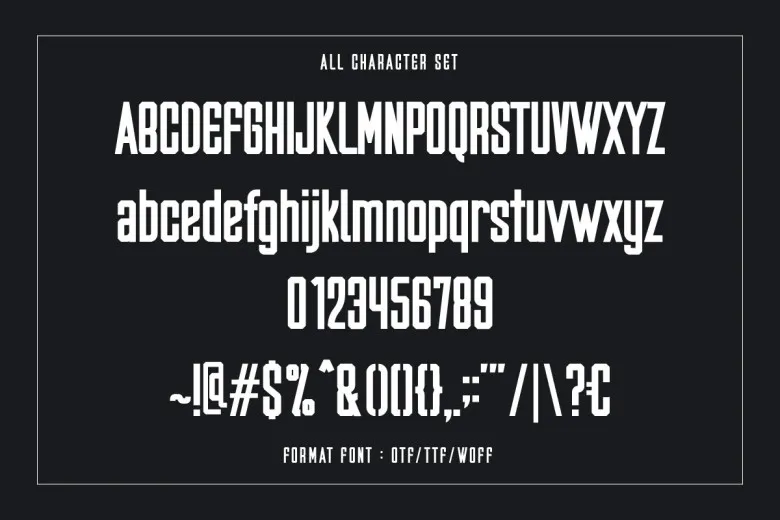 Carta Nera Font Free Download Display