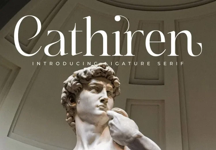 Cathiren Font Free Download Serif