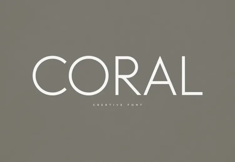 Coral Font Free Download Sans Serif