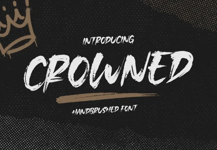 Crowned Font Free Download Brush