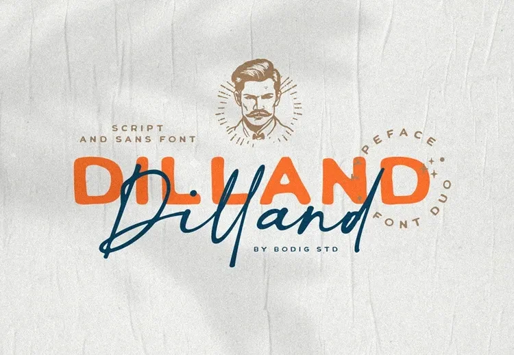Dilland Font Duo Free Download Sans Serif
