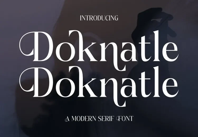 Doknatle Font Free Download Serif
