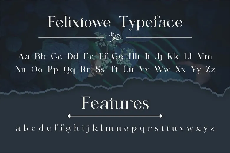 Felixtowe Font Free Download Serif