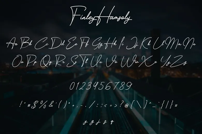 Finley Hamsoly Font Free Download Handwritten