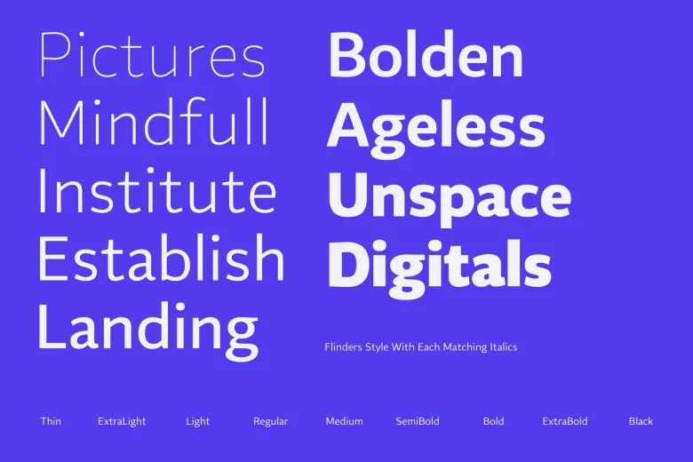 Flinders Font Free Download Sans Serif