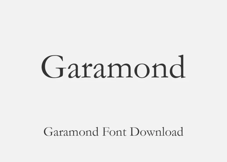 Garamond Font Family Free Download Serif