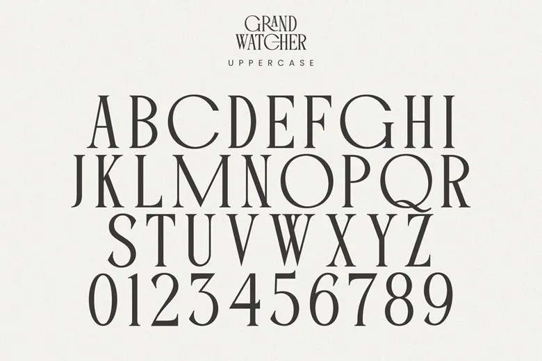 Grand Watcher Font Free Download Serif