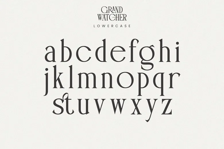 Grand Watcher Font Free Download Serif