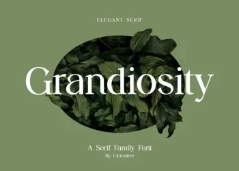 Grandiosity Font Free Download Serif