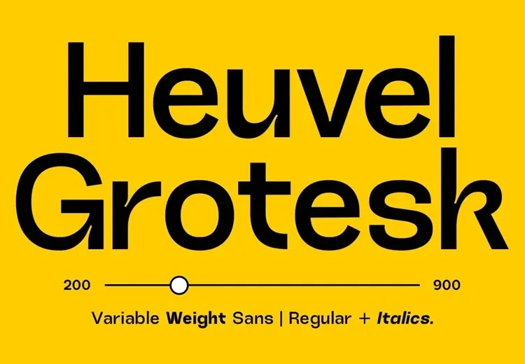 Heuvel Grotesk Font Family