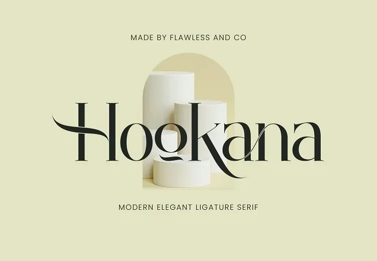 Hookana Font Free Download Serif