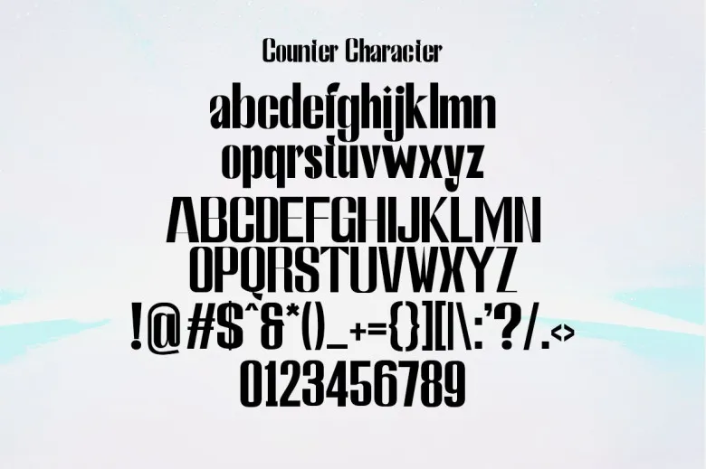 Hounter Font Free Download Display