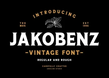 Jakobenz Font Free Download Serif