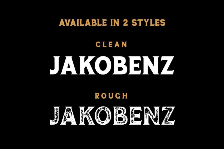 Jakobenz Font Free Download Serif