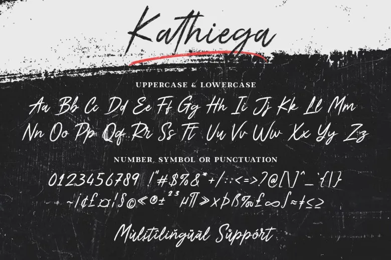 Kathiega Font Free Download Brush