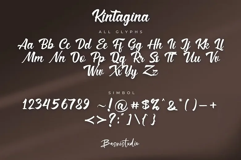 Kintagina Font Free Download Script