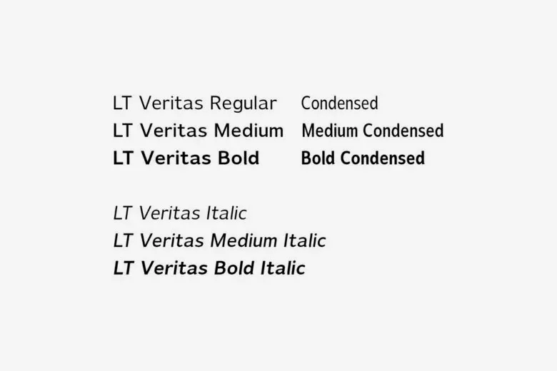 LT Veritas Font Family Free Download Sans Serif