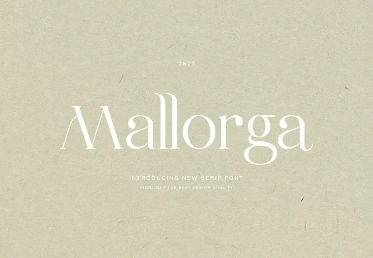 Mallorga Font Free Download Serif