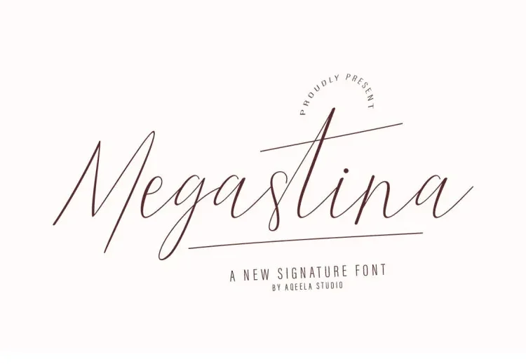 Megastina Font Free Download Handwritten