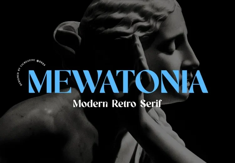 Mewatonia Font Free Download Serif