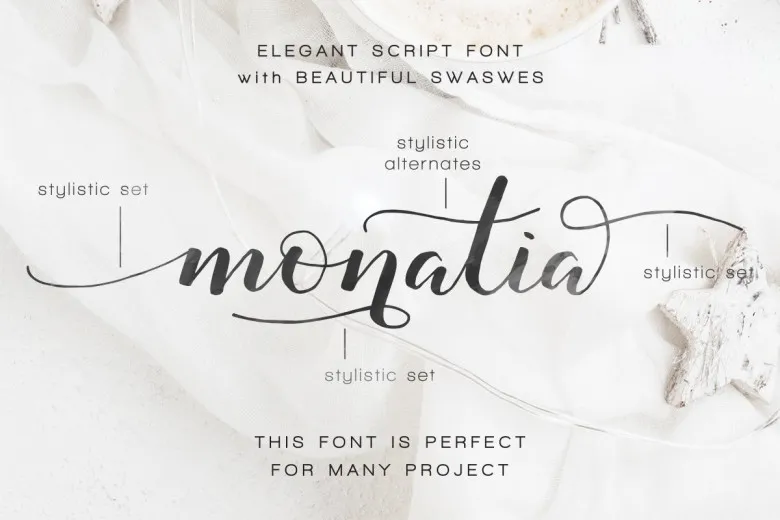 Monatia Font Free Download Script