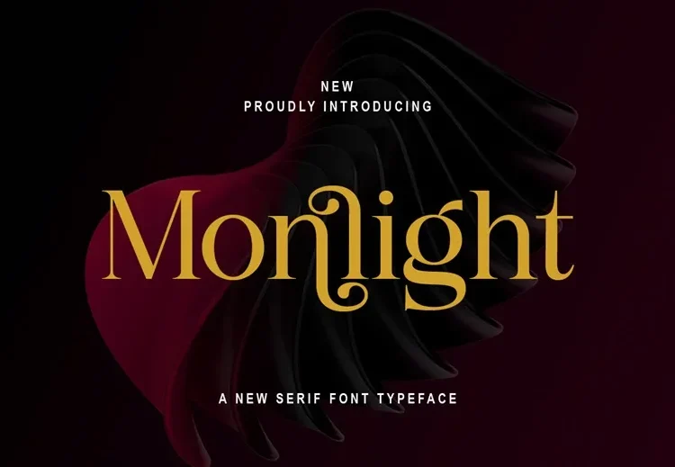 Monlight Font Free Download Serif