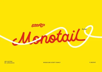 Monotail Script Font
