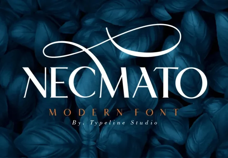 Necmato Font Free Download Serif