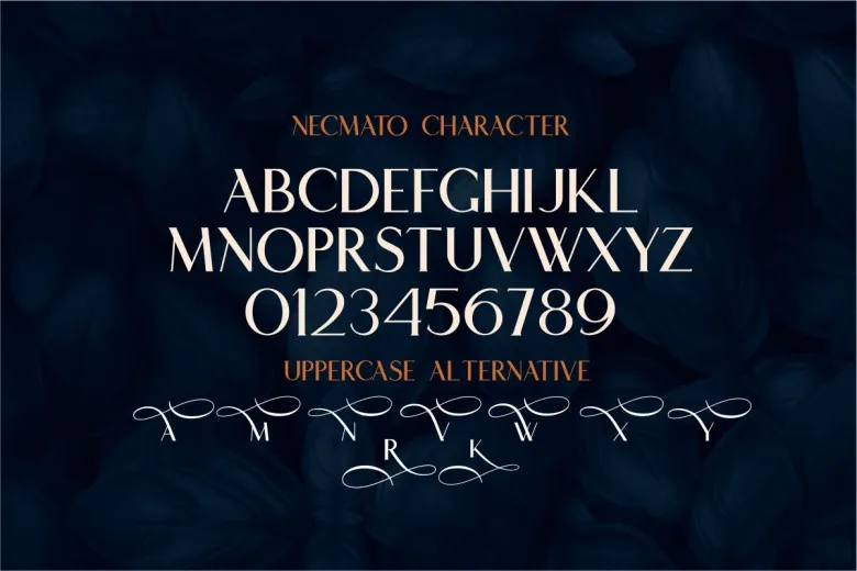 Necmato Font Free Download Serif