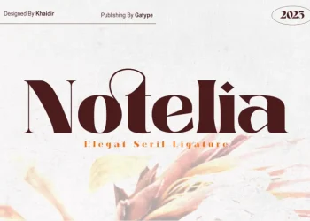 Notelia Font Free Download Serif