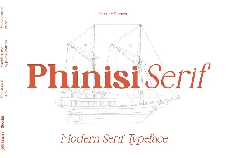Phinisi Serif Font Family Free Download Serif