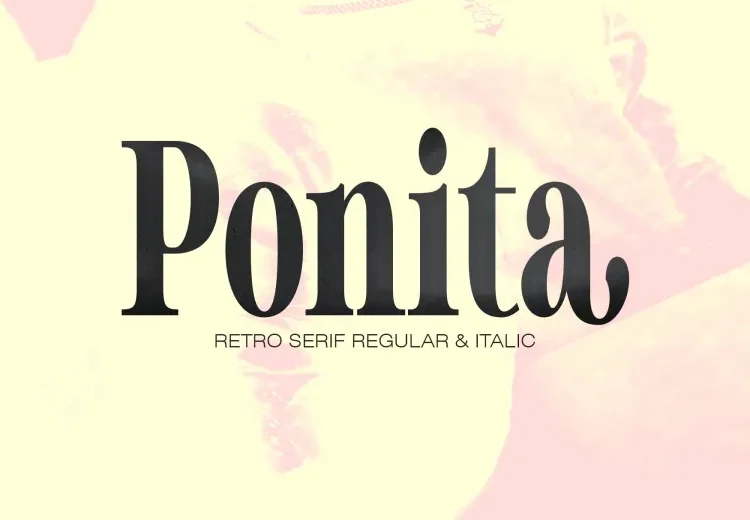Ponita Font Free Download Serif
