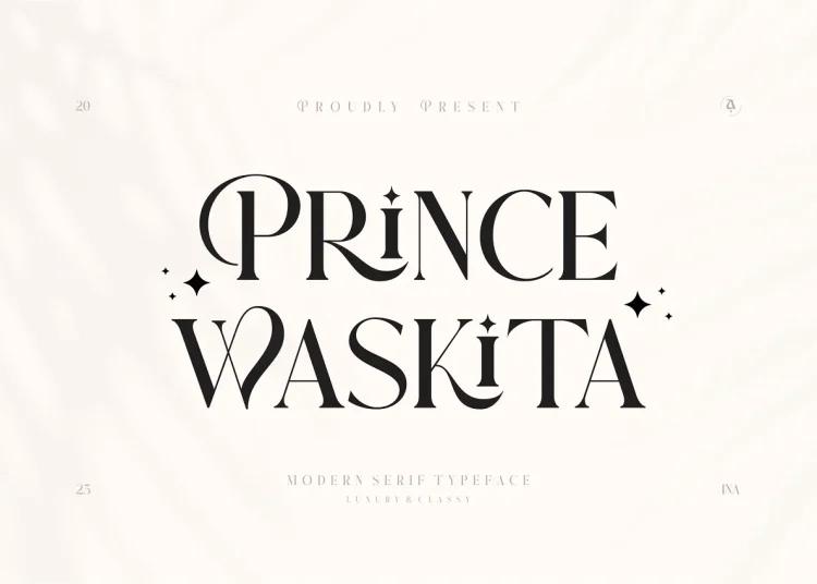 Prince Waskita Font Free Download Serif